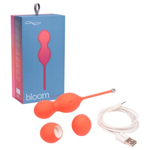 We-Vibe Bloom - Kegelboller med utskiftbare vekter (oransje)