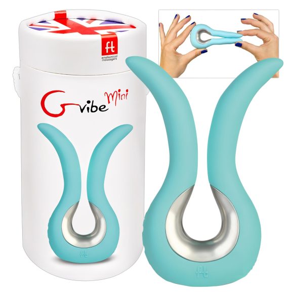 G-vibe Mini - USB oppladbar silikonvibrator (mint)