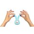 G-vibe Mini - USB oppladbar silikonvibrator (mint)