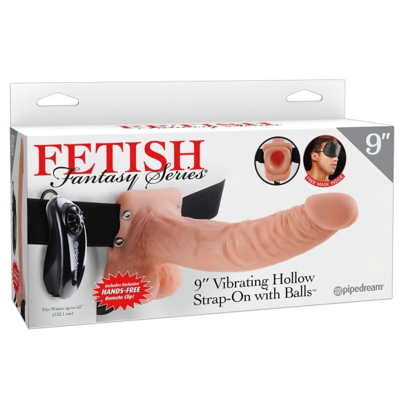 Fetish Strap-on 9 – Naturlig Vibrator, Festbar