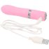 Pillow Talk Flirty - oppladbar stavvibrator (rosa)