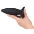 Black Velvet S - oppladbar, liten nybegynner analvibrator (svart)