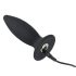 Black Velvet S - oppladbar, liten nybegynner analvibrator (svart)