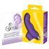 SMILE Finger - bølgete silikon fingervibrator (lilla)