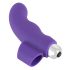 SMILE Finger - bølgete silikon fingervibrator (lilla)