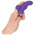 SMILE Finger - bølgete silikon fingervibrator (lilla)