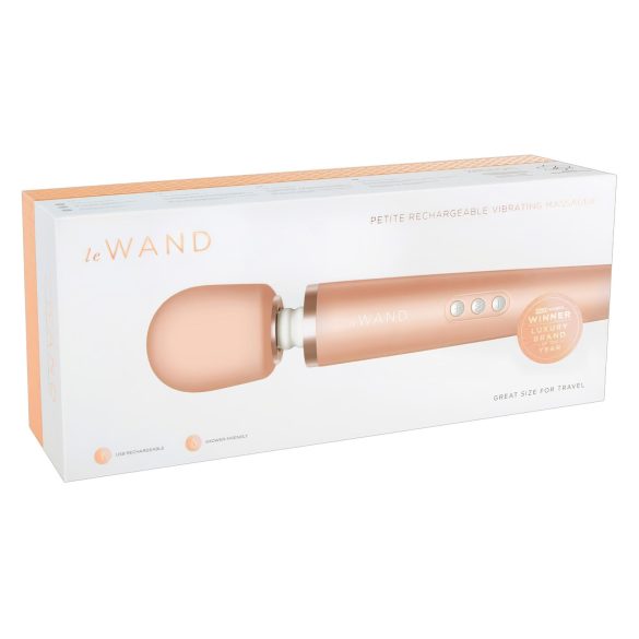 Le Wand Petite - eksklusiv masserende vibrator (rose-gull)