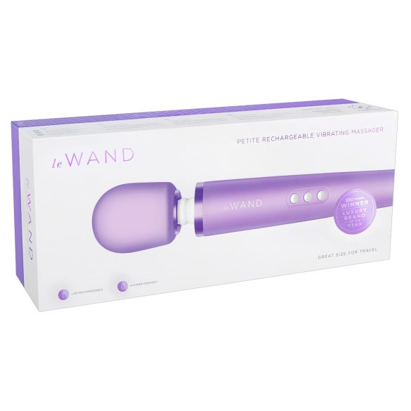 Le Wand Petite - eksklusiv, oppladbar massasjevibrator (lilla)