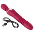 Javida Thrusting - 3i1 massasjevibrator (rød)