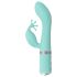 Pillow Talk Kinky - oppladbar G-punkt vibrator med 2 motorer (turkis)