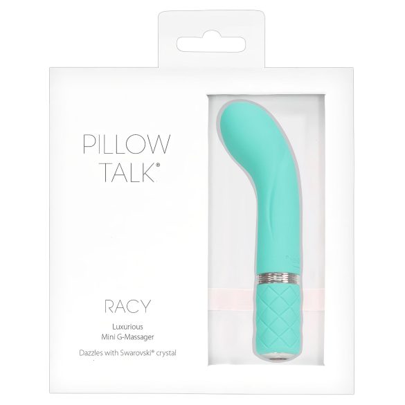 Pillow Talk Racy - oppladbar G-punktsvibrator (turkis)