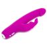 Happyrabbit Realistisk Slim - oppladbar klitorisvibrator (lilla)