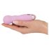 Cuties Mini Rose - Oppladbar bølgete vibrator (rosa)