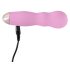 Cuties Mini Rose - Oppladbar bølgete vibrator (rosa)