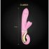 G-Vibe GRabbit - oppladbar G-punkt vibrator, 3 motorer (rosa)