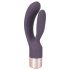 You2Toys Elegant Double – oppladbar klitorisvibrator (mørk lilla)