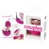 Couples Choice - oppladbar mini massasjevibrator (rosa)