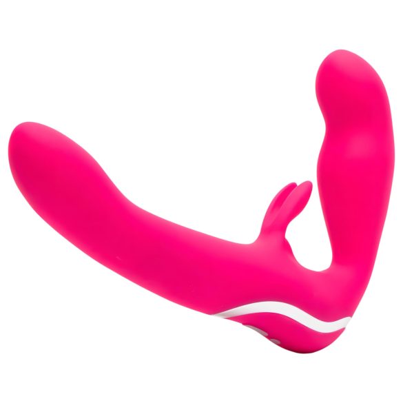 Happyrabbit Strapless - festlig rosa vibrator uten stropper