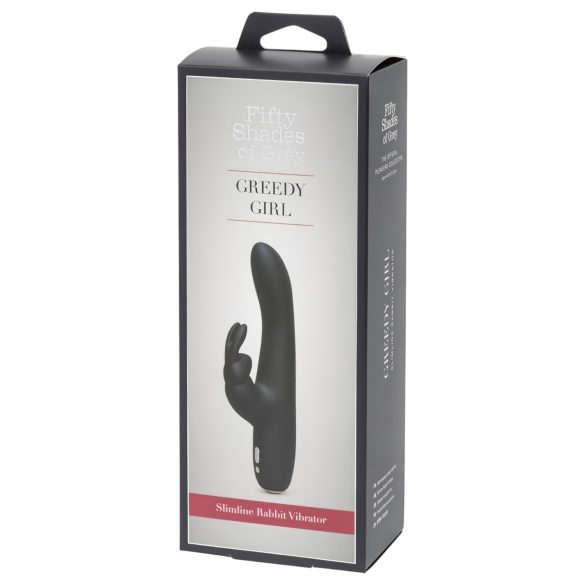 Fifty Shades Greedy Girl - oppladbar vibrator (svart)