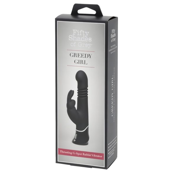 Fifty Shades Greedy Girl - pulserende vibrator (svart)