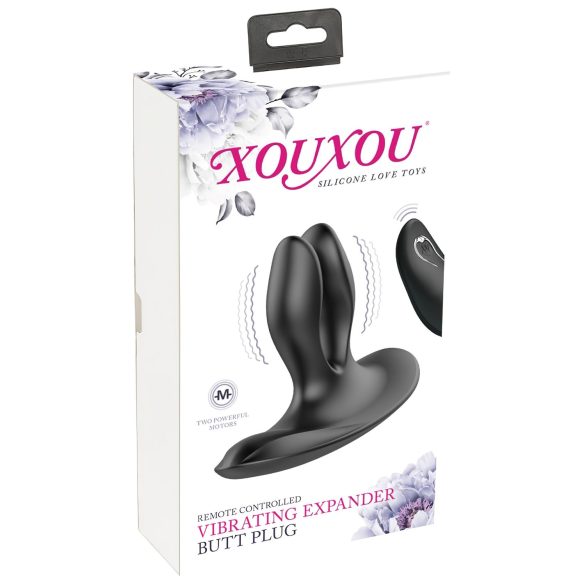 XOUXOU - Oppladbar Toarmet Analvibrator (Svart)