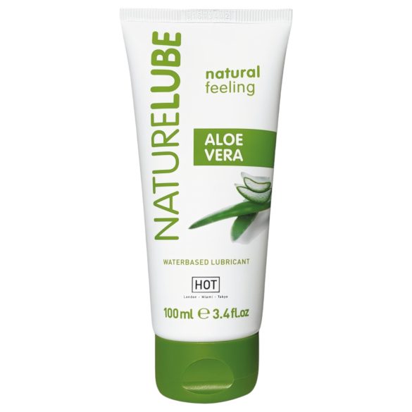 HOT NatureLube Aloe Vera - vannbasert glidemiddel (100 ml)