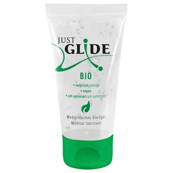 Just Glide Bio - vegansk vannbasert glidemiddel (50ml)