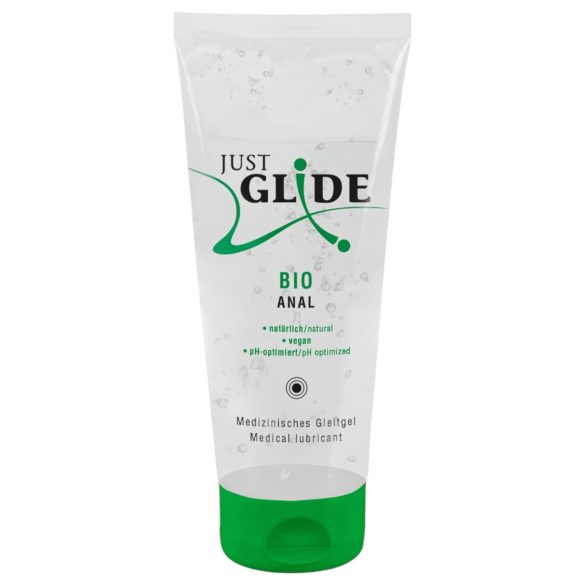 Just Glide Bio ANAL - vegansk vannbasert glidemiddel (200ml)