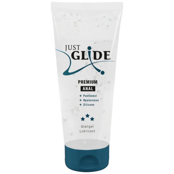 Just Glide Premium analsmøring - nærende for ditt intime eventyr (200ml)