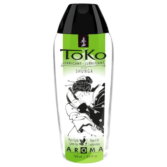 Shunga Toko - vannbasert glidemiddel - pære & grønn te (165ml)