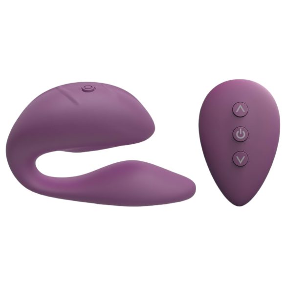 Cotoxo Cupid 2 - oppladbar fjernkontrollert parvibrator (lilla)