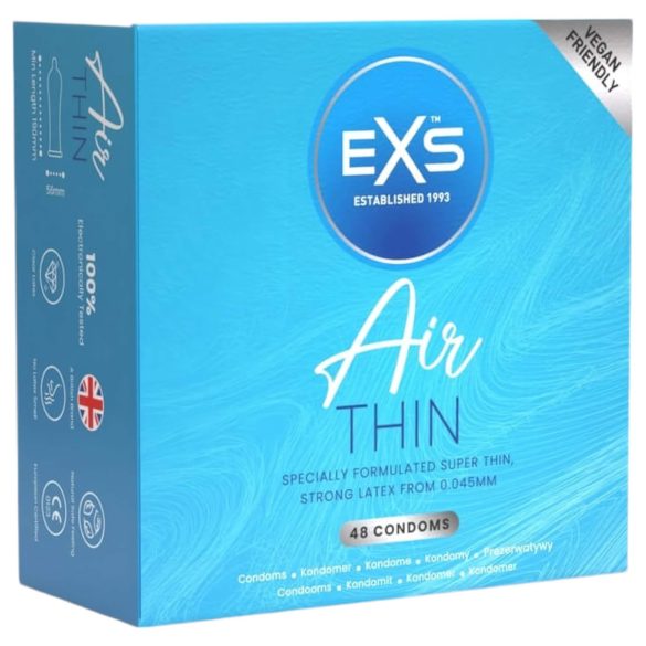 EXS Air Thin - ultratynne latexkondomer (48 stk)