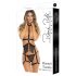 Rene Rofe frekk vest & string (svart) - S-L