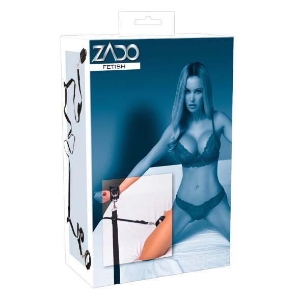 ZADO - Bondagesett for skinnseng (svart)