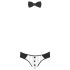 Svenjoyment - Sexy butler tanga-sett (svart-hvitt)