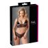 Cottelli Plus Size - Elegant blonde bh-sett (svart)