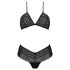 Kerria Lace Bikini Set (Black)