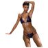 Obsessive Balitta - skinnende halterneck-bikini (lilla)