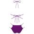 Obsessive Balitta - skinnende halterneck-bikini (lilla)