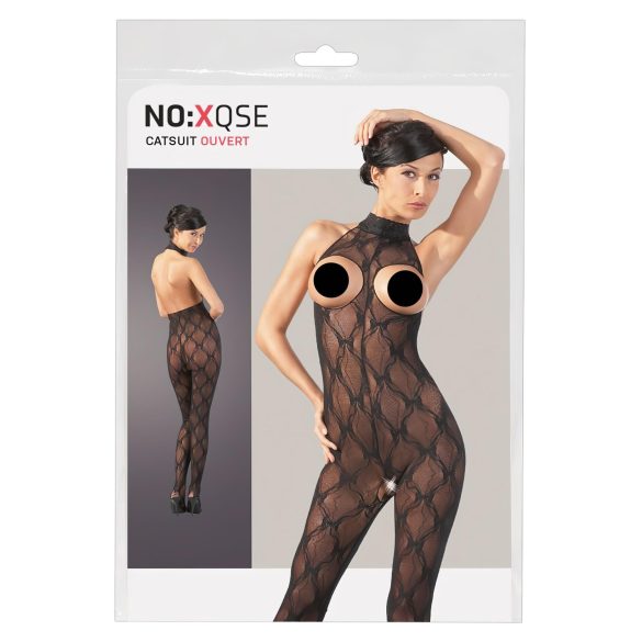 NO:XQSE - Sensuell blonde-bodysuit med åpen byste - XL/XXL