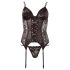 Cottelli - Adjustable Garter Top (Black)