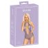 Klin kyssbar - blondebody med halter (lilla)