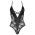 Cottelli Party - blomstrete body (svart) - M