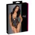 Cottelli Party - blomstrete body (svart) - L