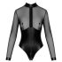 Noir - skinnende-tydelig body (svart) - M