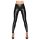 Noir - lange, glansende leggings (svart) - M