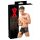 LATEX - boxer med penis sleeve (svart) - L/XL