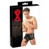 LATEX - boxer med penis sleeve (svart) - L/XL