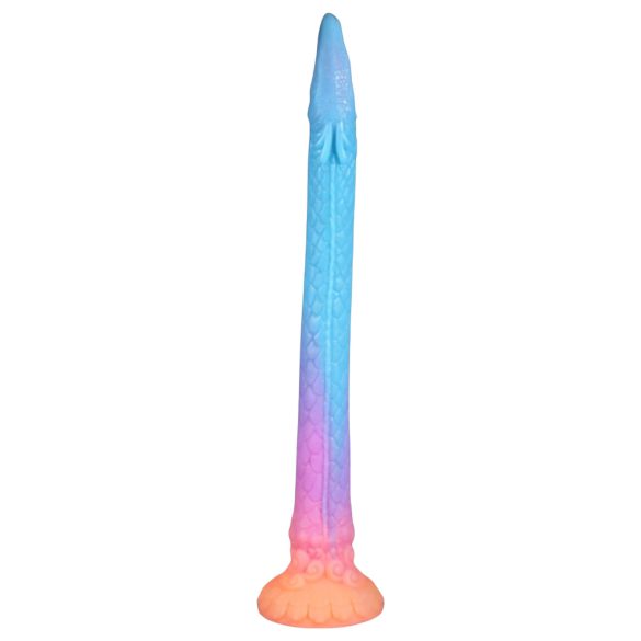 OgazR XXL Aal - selvlysende analdildo 47 cm (rosa)