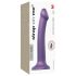 Strap-On Metallic Shine M - hudvennlig dildo (lilla)